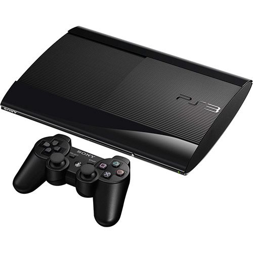 PlayStation 3 Slim 250GB+Controle Dual Shock 3 Preto Sem Fio
